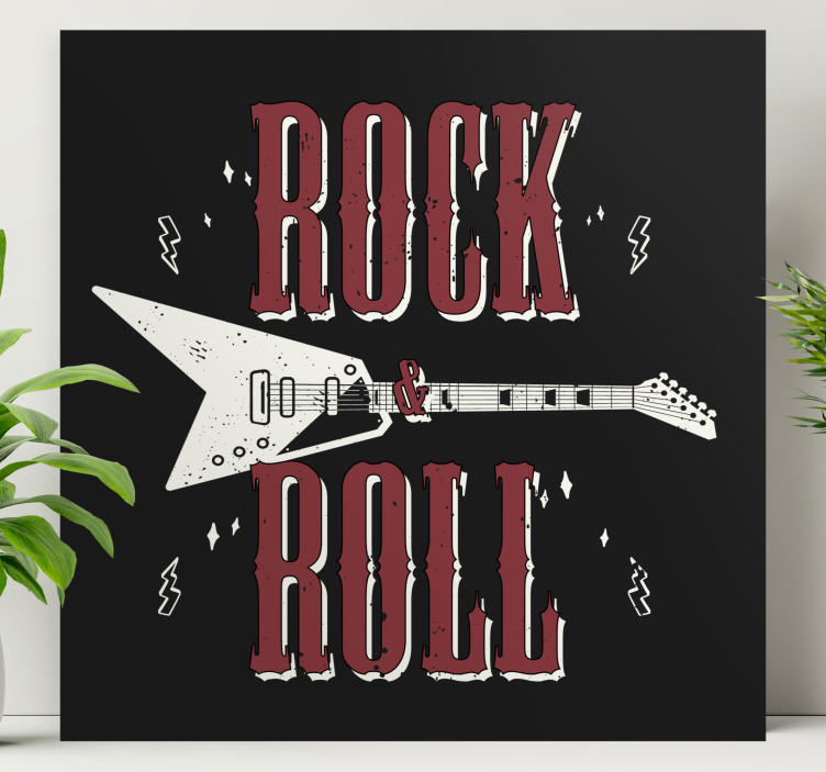 Music canvas art electric guitar feelings - TenStickers