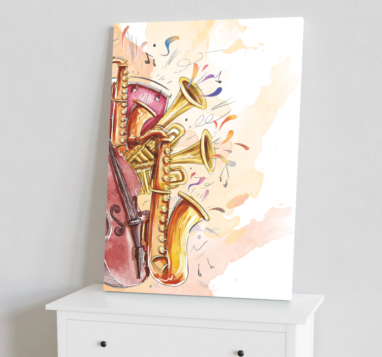 Musical instruments Music canvas art - TenStickers