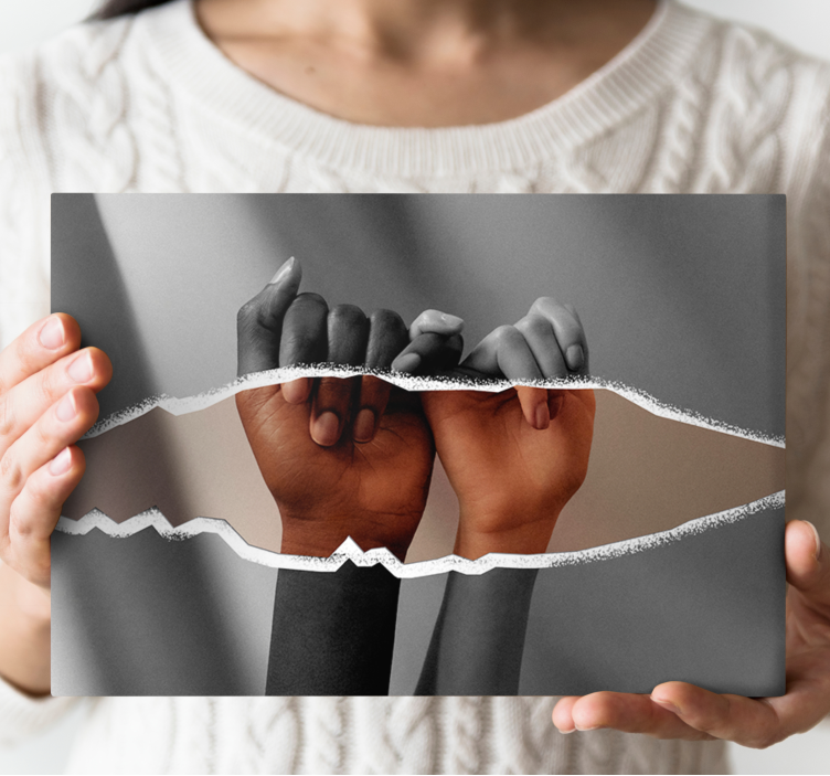 People canvas united in harmony - TenStickers