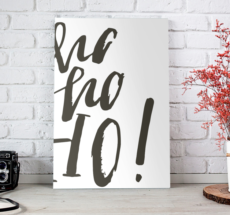 Quote canvas holiday phrase display - TenStickers