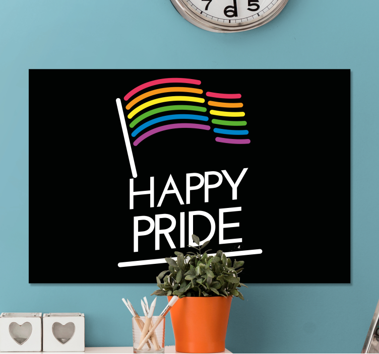 Quote canvas love is love - TenStickers