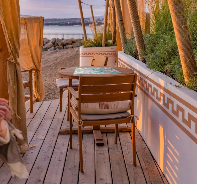 Egyptian Border  wall Sticker - TenStickers