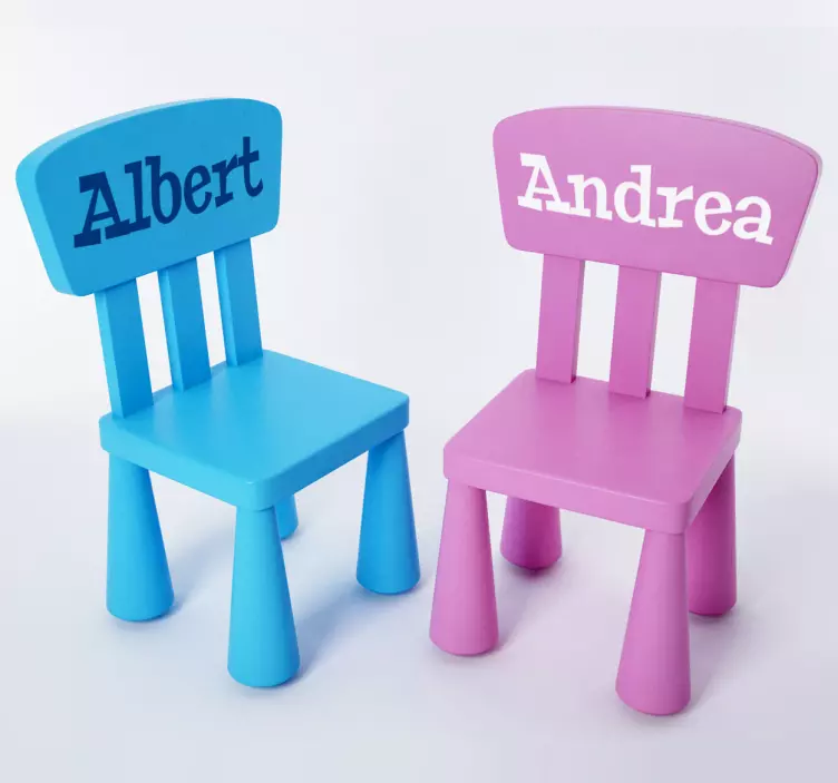 Kids Personalised Furniture Sticker - TenStickers
