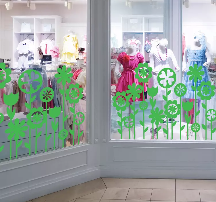 Spring flowers  flower wall sticker - TenStickers