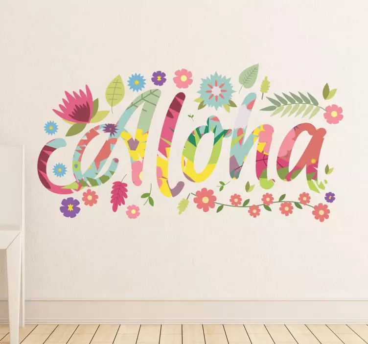 Aloha Hawaii Wall Sticker - TenStickers