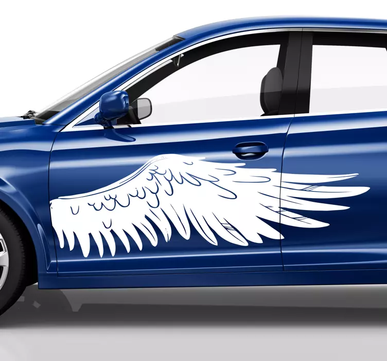 Angel wings Car vinyl Sticker - TenStickers