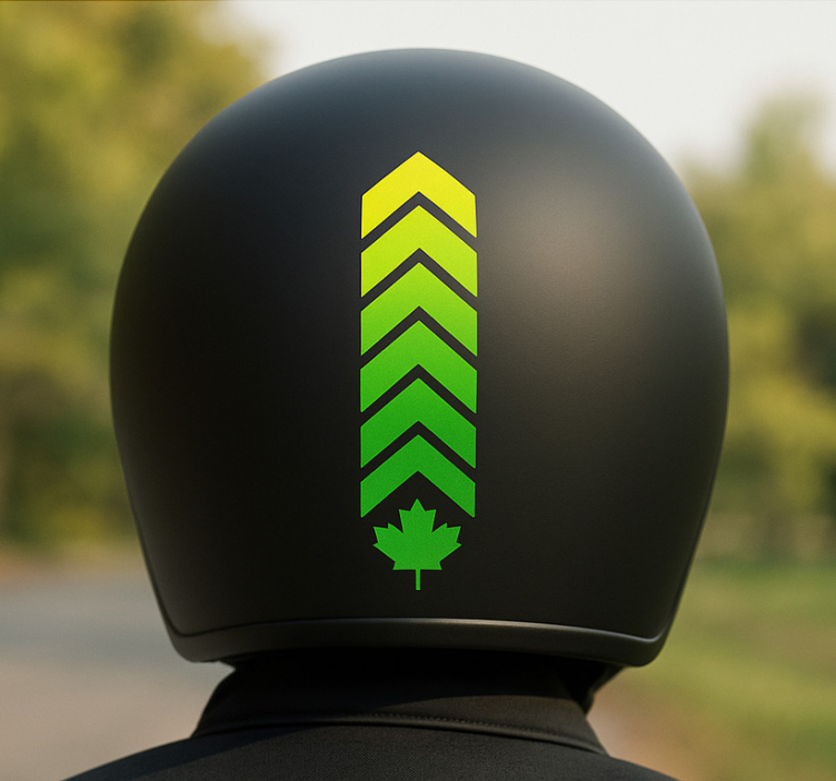 Arrows design motorcycle sticker - TenStickers