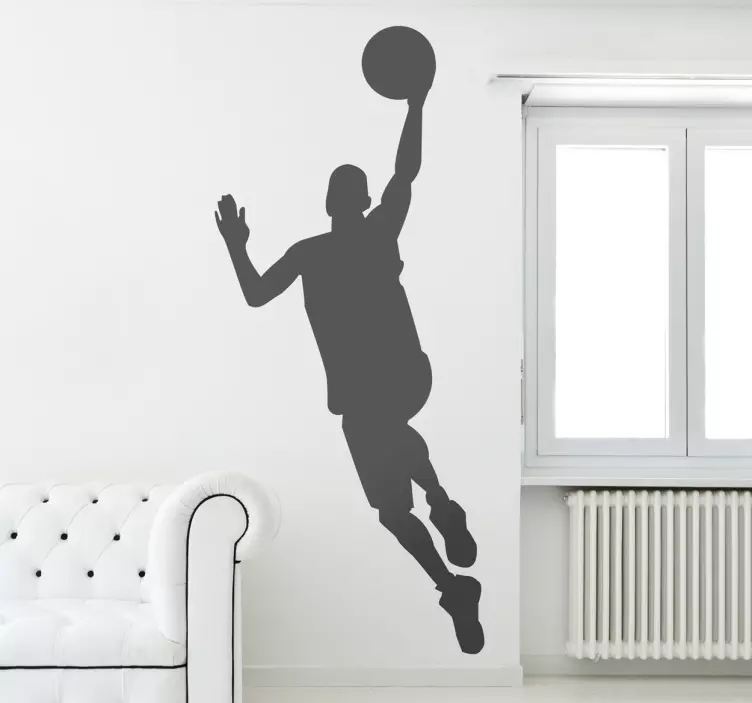 Basket Ball goal sport sticker - TenStickers