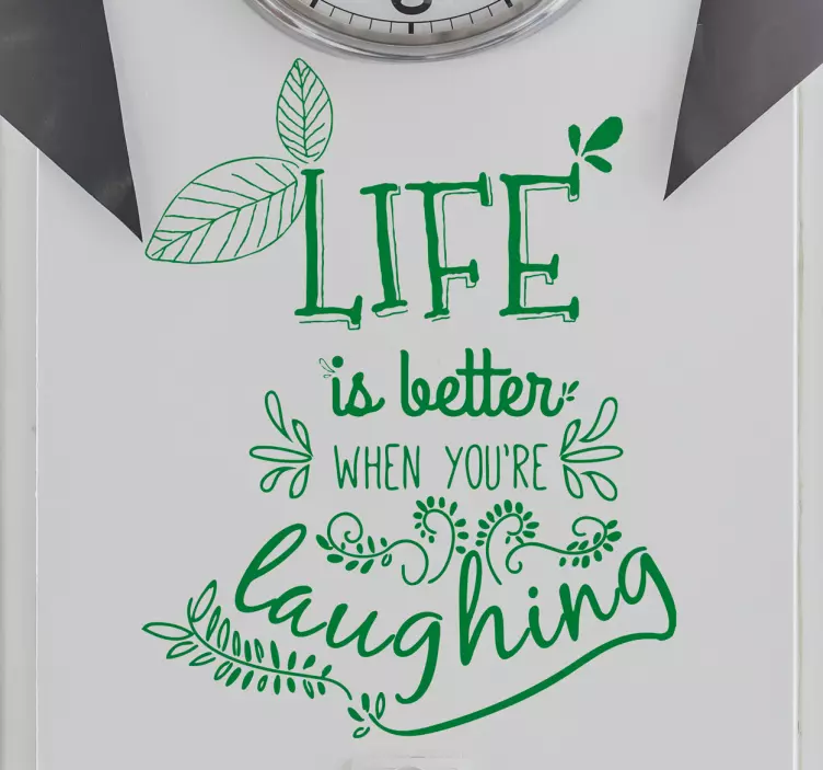 Beautiful life quote motivational sticker - TenStickers