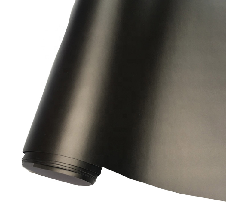 Black plain sheet wall vinyl - TenStickers