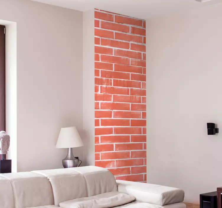 bricks wallpaper decal - TenStickers
