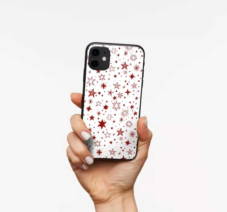 Celebratory Star Motif iPhone sticker - TenStickers