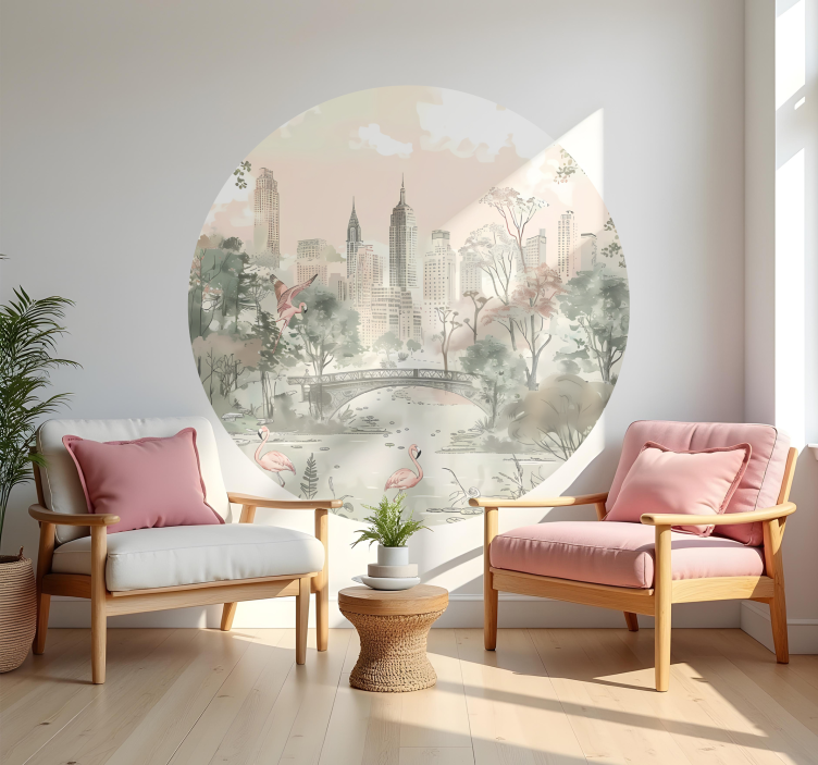 Central Park serenity wall sticker - TenStickers
