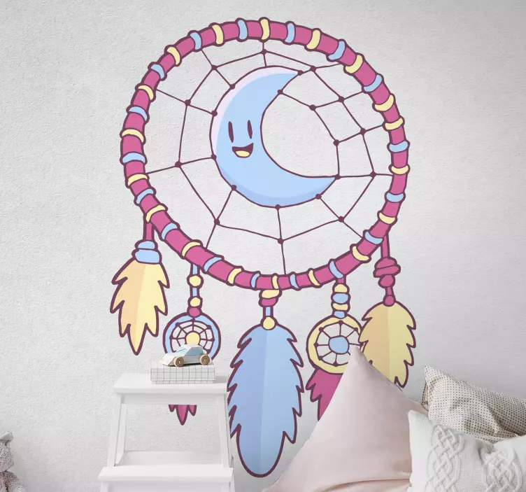 Cheerful dream catcher wall stickers for kid - TenStickers