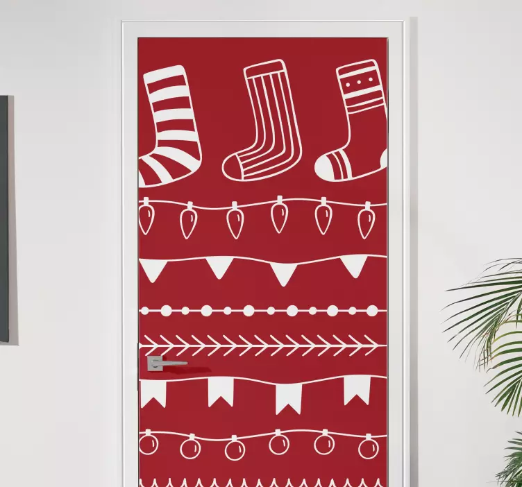 Christmas sticker cheerful holiday designs - TenStickers