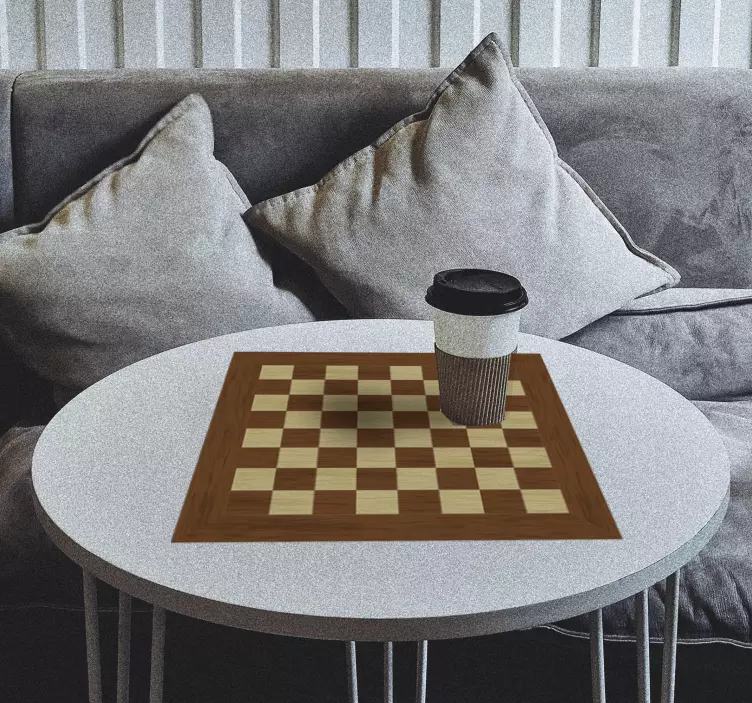 Chessboard Wall Sticker - TenStickers