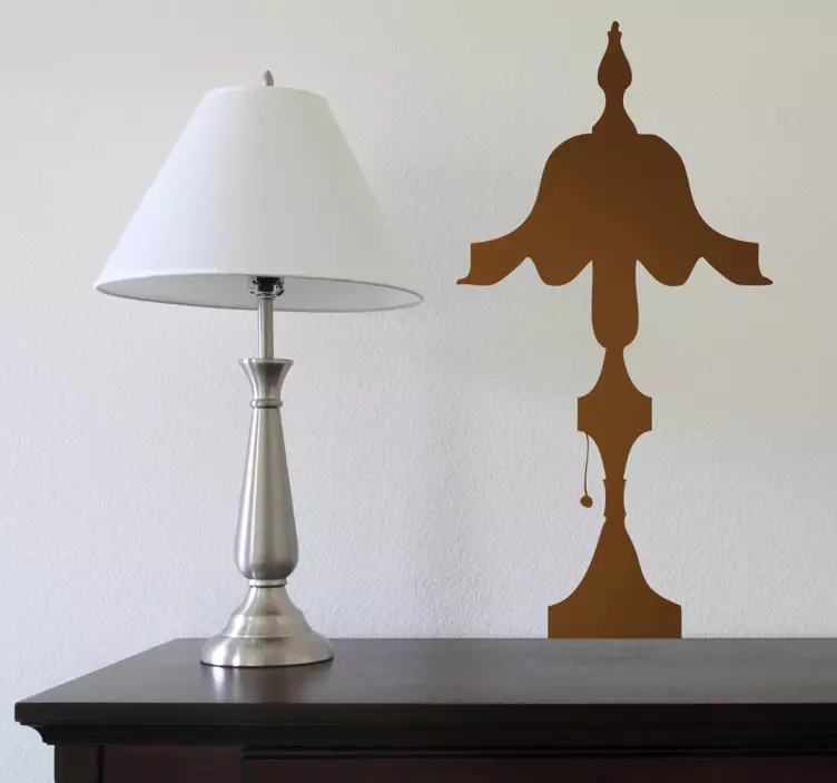 Classic Lamp Decorative Decal - TenStickers