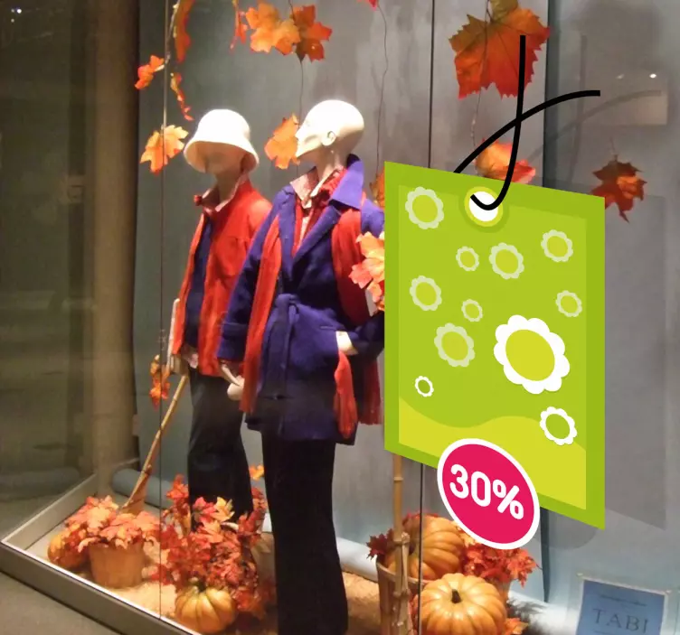 Customisable Sale Promotion Sticker - TenStickers