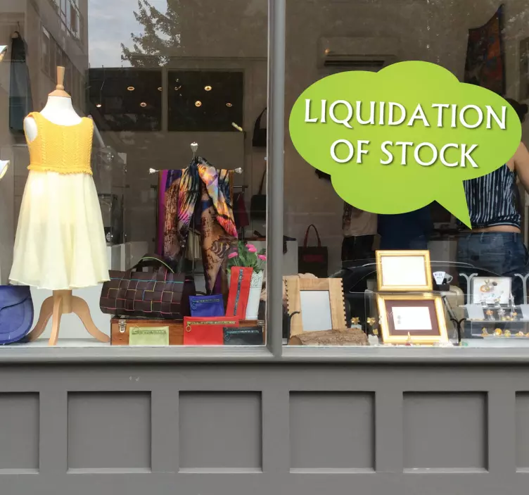 Speech Bubble Business Decal - TenStickers