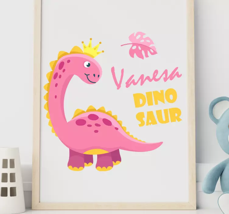 Customizable dinosaur park wall sticker - TenStickers
