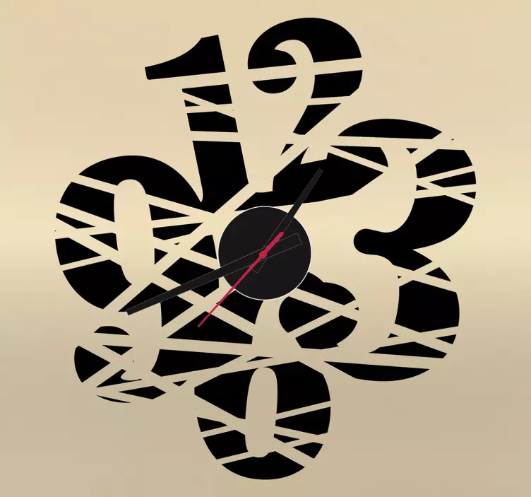Cut Wall Clock Sticker for you - TenStickers