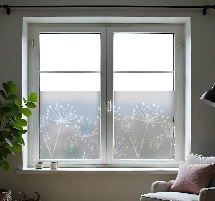 dandelion  window sticker - TenStickers