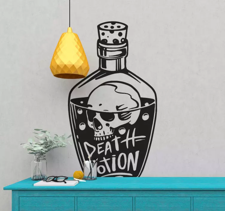 Death Potion Bottle object sticker - TenStickers