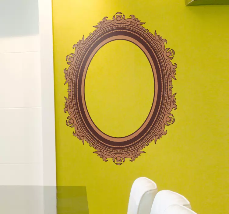 Detailed Frame Sticker - TenStickers