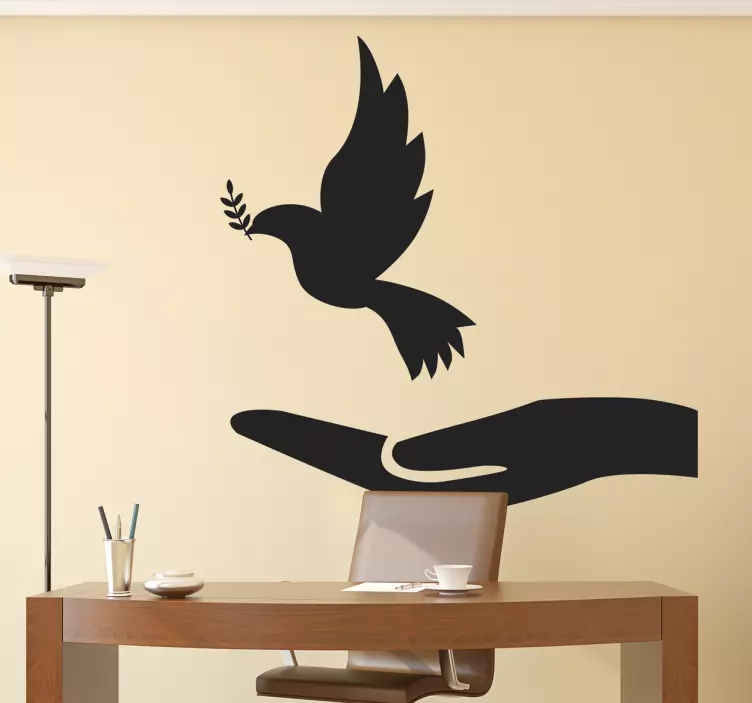 Dove of Peace Wall Decal - TenStickers