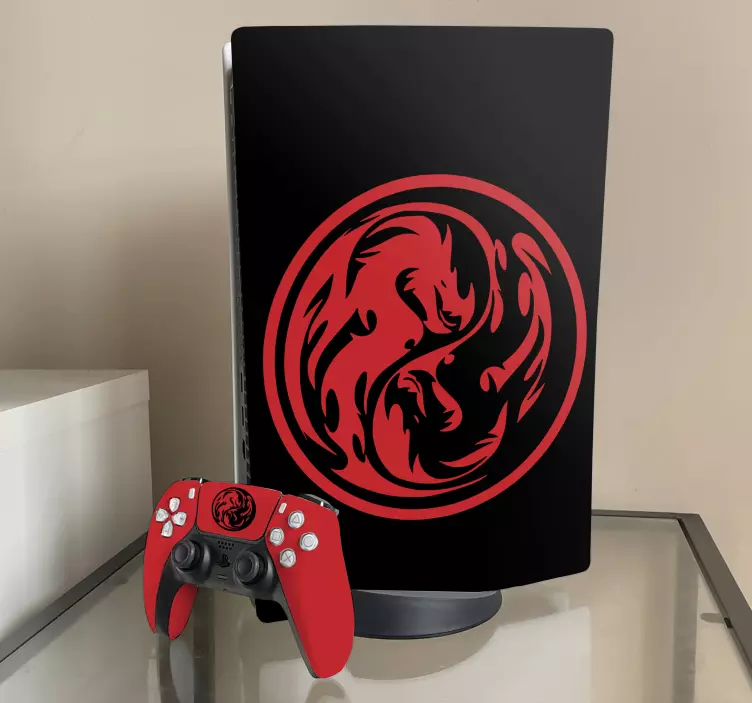 Dragon emblem styling PS5 skin - TenStickers