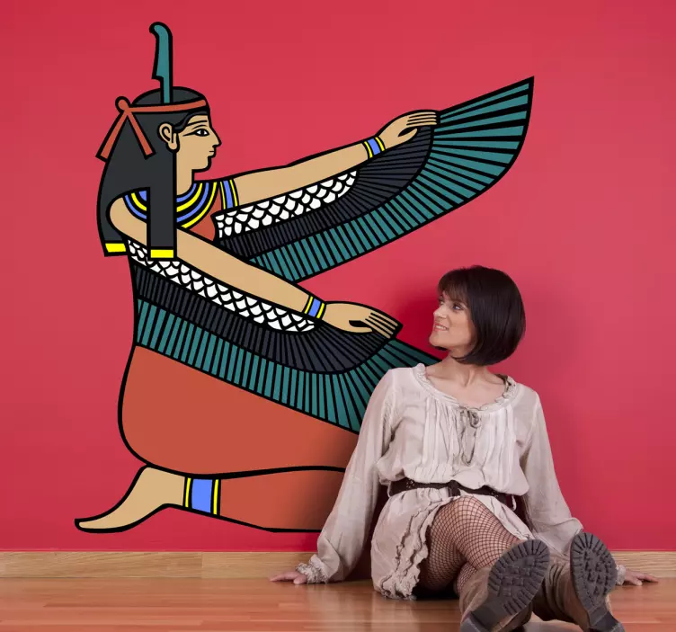 Egyptian Goddess Wall Sticker - TenStickers