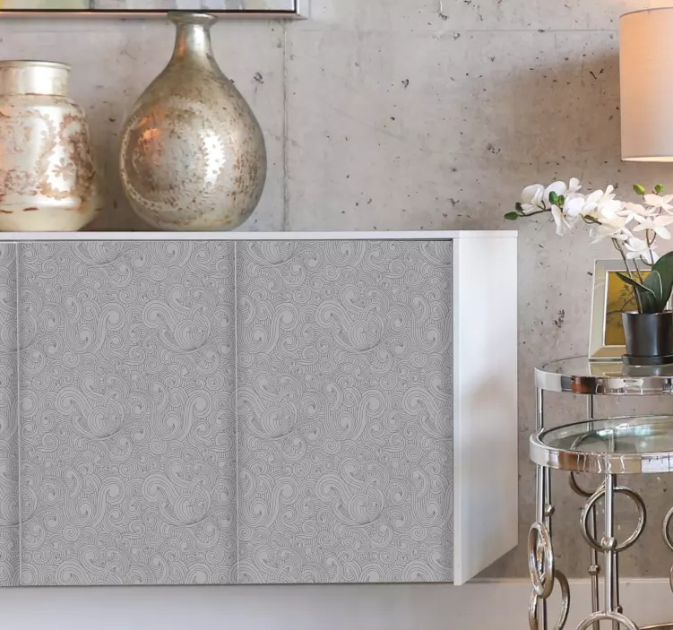 Elegant Monochrome Pattern object sticker - TenStickers