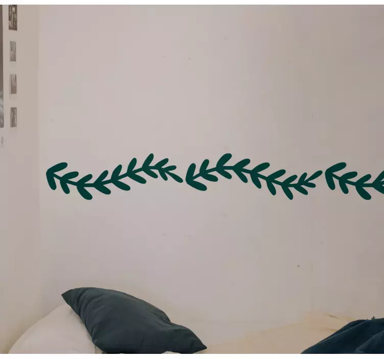Elegant nature design wall border sticker - TenStickers