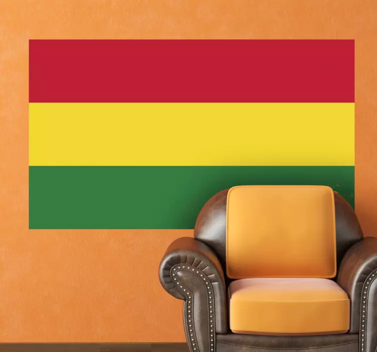 Flag of Bolivia Wall Sticker - TenStickers