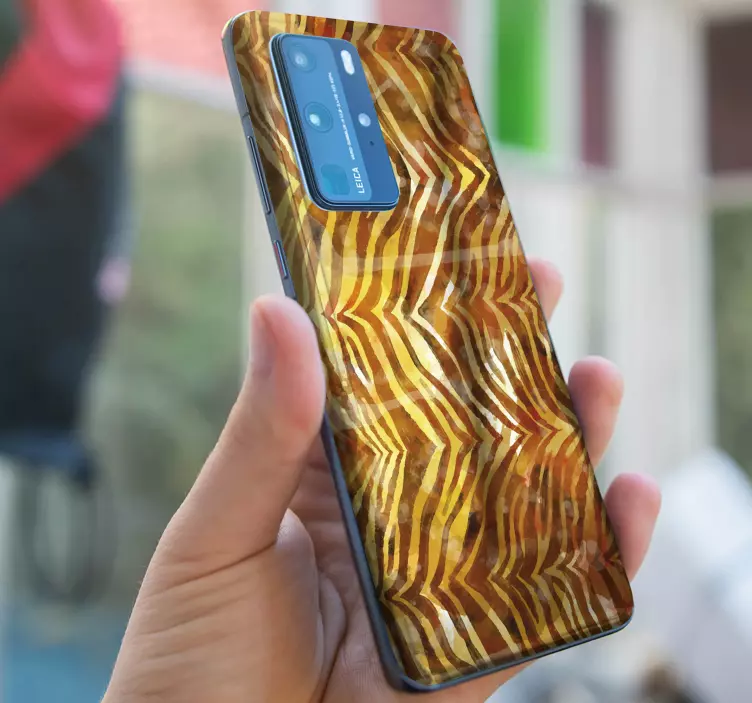 Flowing Wave Pattern huawei sticker - TenStickers