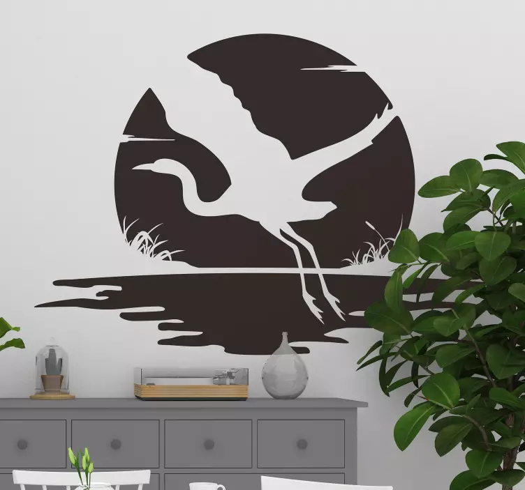 Flying bird animal wall sticker - TenStickers