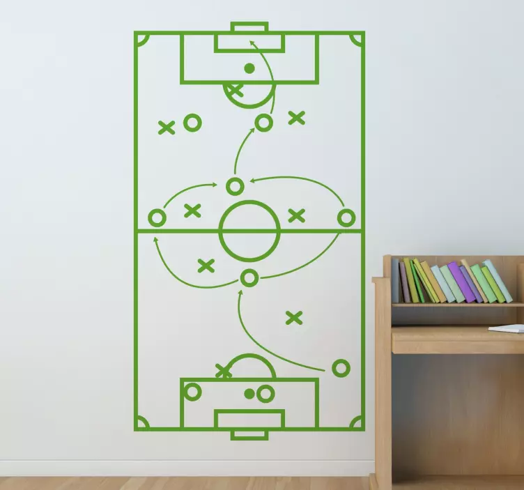 Football Strategy Sticker - TenStickers