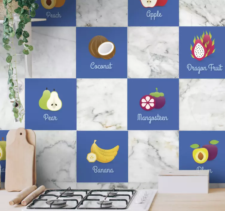 Fruits Kitchen Sticker - TenStickers