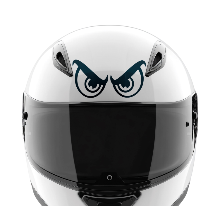 Furious gaze helmet sticker motorcycle sticker - TenStickers