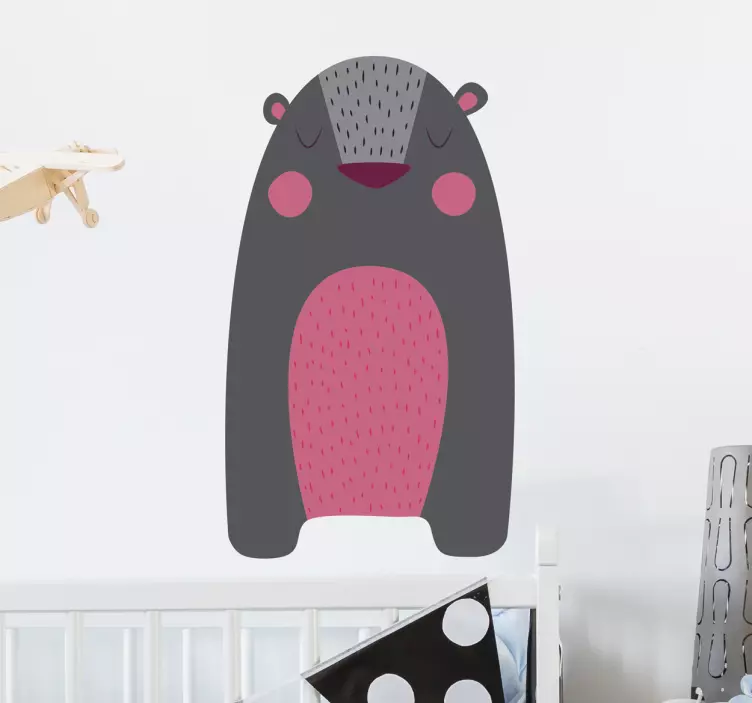 Grizzly Bear Wall Sticker - TenStickers