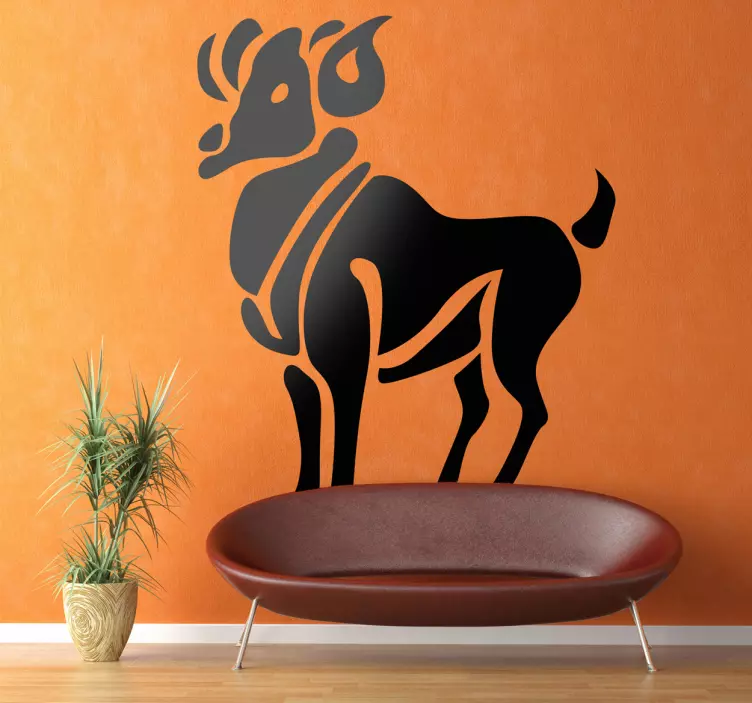 Horoscope Aries Wall Sticker - TenStickers