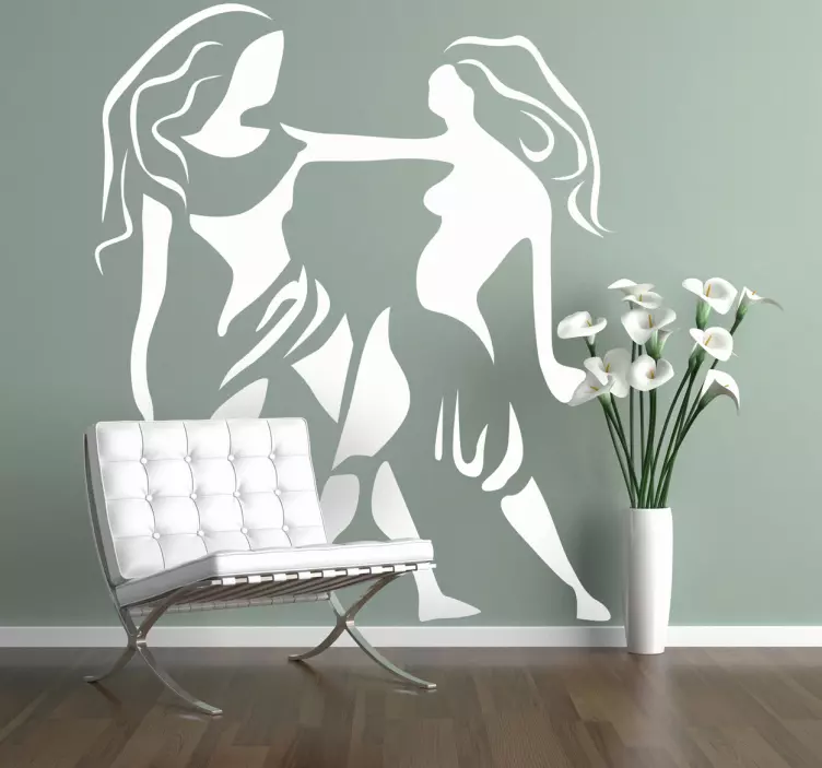 Horoscope Gemini Wall Sticker - TenStickers