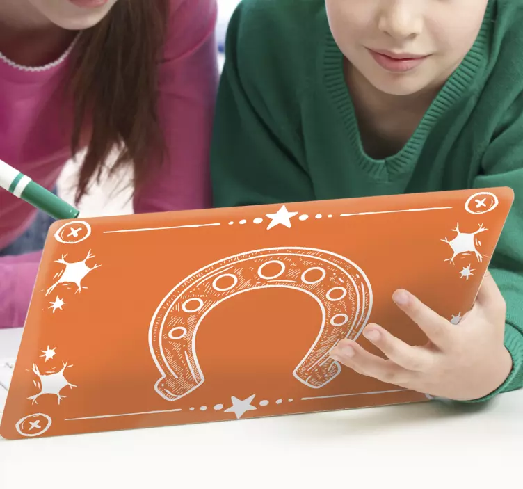 Horseshoe Play Surface laptop skin - TenStickers