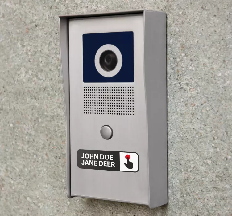 IntercomIntercom vinyl sign - TenStickers