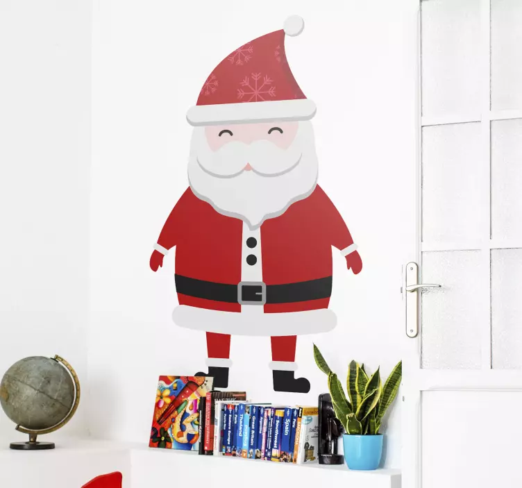 Jolly Santa Character halloween sticker - TenStickers