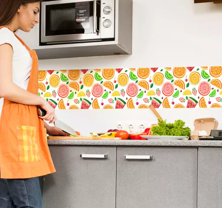 Juicy fruit kitchen sticker - TenStickers