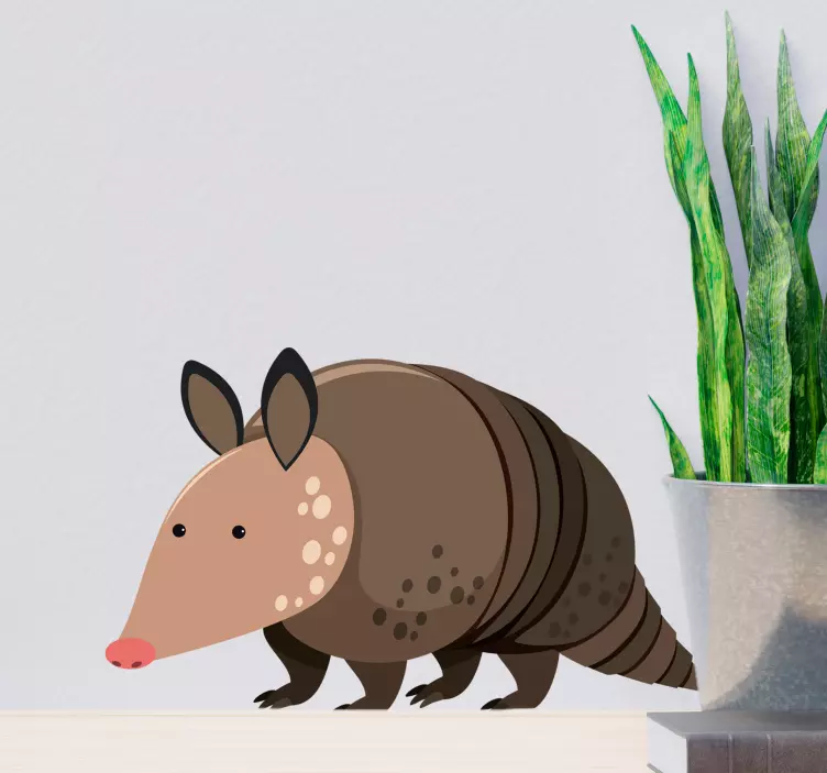 Kids Armadillo Wall Sticker - TenStickers