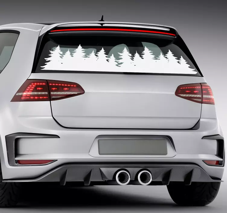 Les arbres de la forêtForest Trees tree wall decal - TenStickers