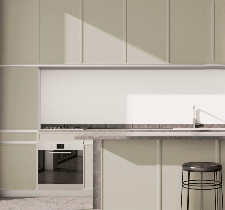 Light beige sheet kitchen wall sticker - TenStickers