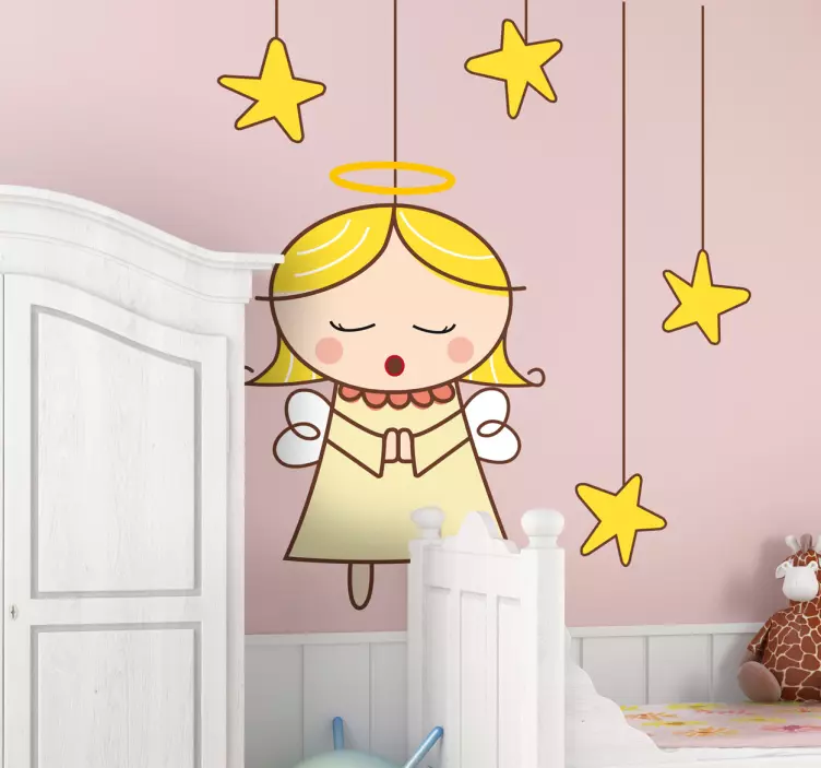 Little Angel Nursery Sticker - TenStickers